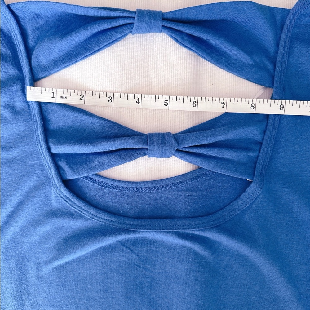 Chic Blue Short Sleeve Women's KU Tee - Picture 8 of 13